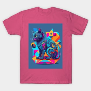 Isometric cat T-Shirt